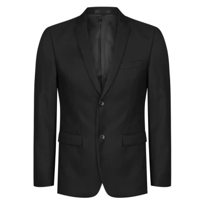 Maurio Men's 2-Button Suit Jacket – Black
