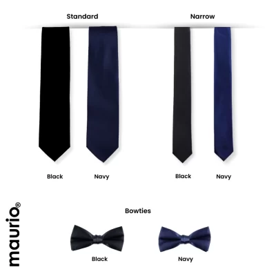 Maurio Menswear Range of Ties